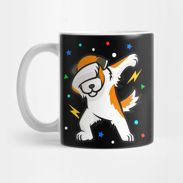 Dabbing Dog Funny Dogs Owner Gift by Foxxy Merch